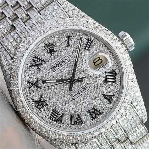 rolex uhr herren iced out|iced out rolex 36mm.